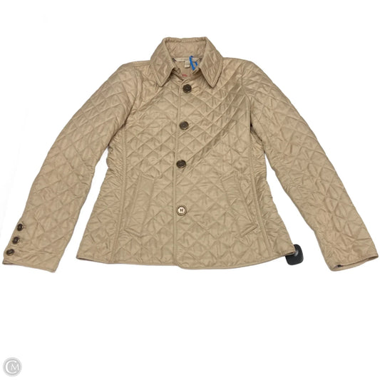 Jacket Luxury Designer By Burberry In Tan, Size: S