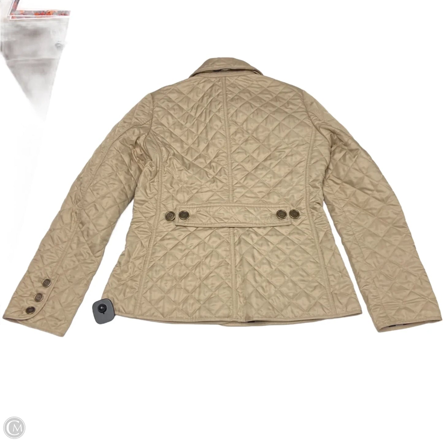 Jacket Luxury Designer By Burberry In Tan, Size: S