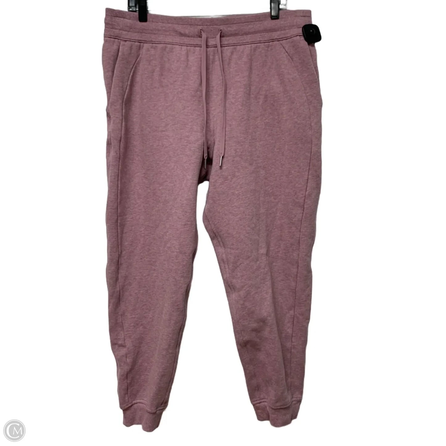 Athletic Pants By Lululemon In Pink, Size: L