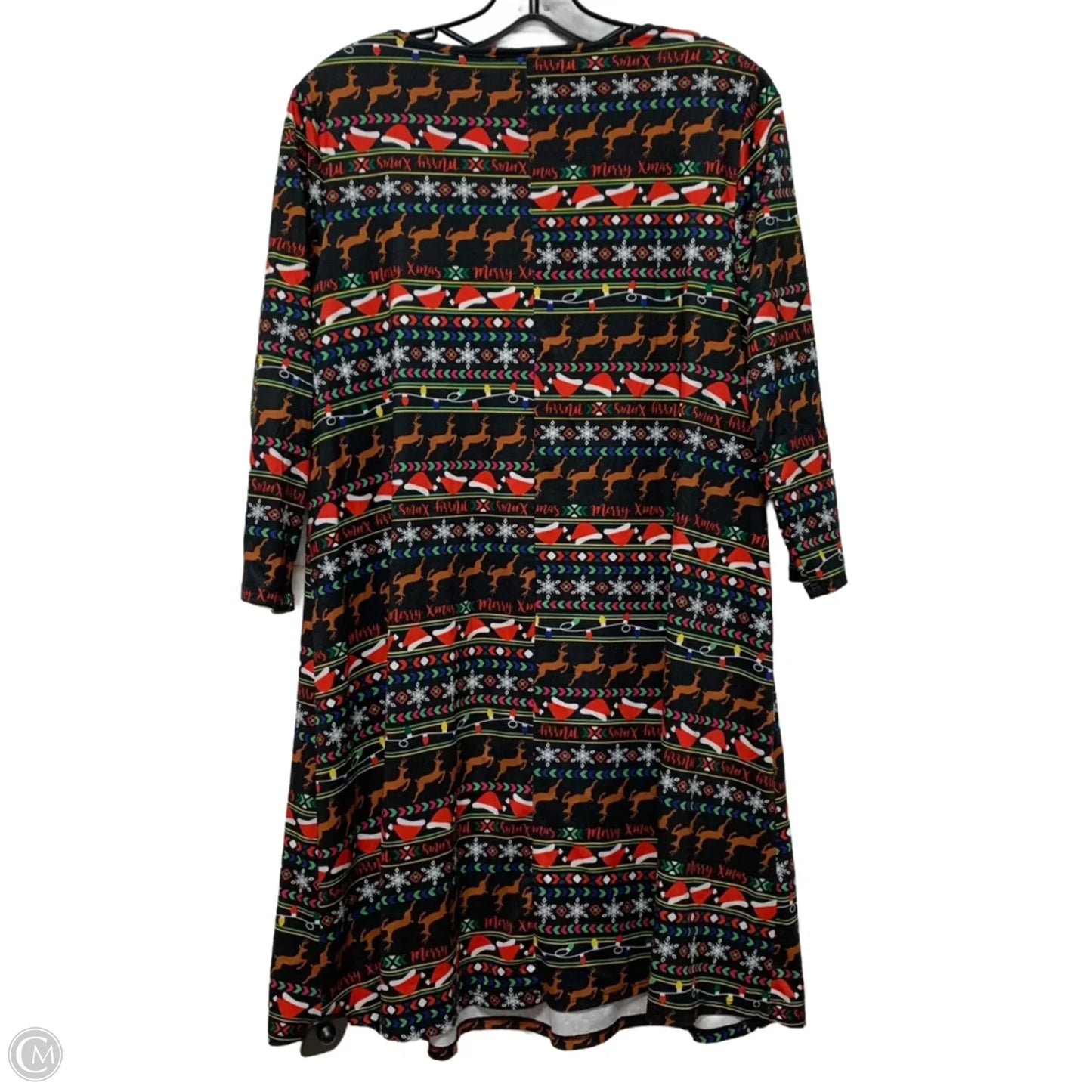 Dress Casual Short By Dress Works In Black & Red, Size: S