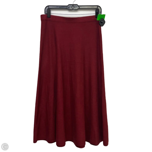 Skirt Midi By Sioni In Red, Size: L