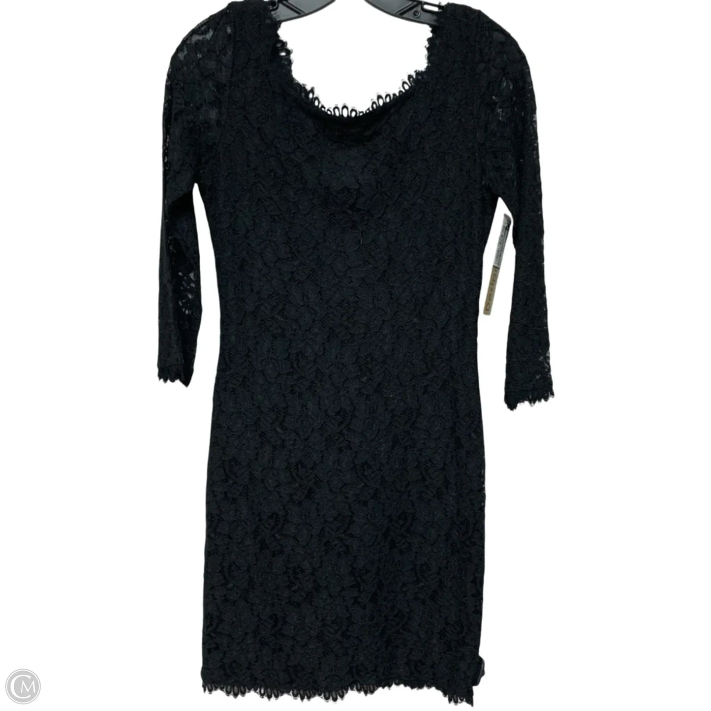 Dress Designer By Diane Von Furstenberg In Black, Size: S