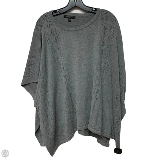 Poncho By Banana Republic In Grey, Size: Xs