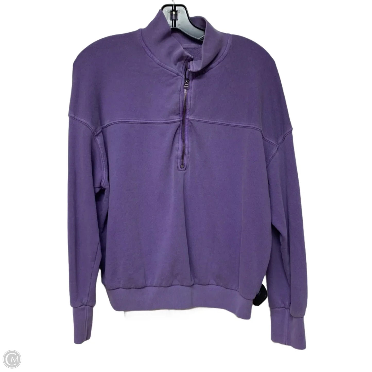 Sweatshirt Collar By Sundry In Purple, Size: S
