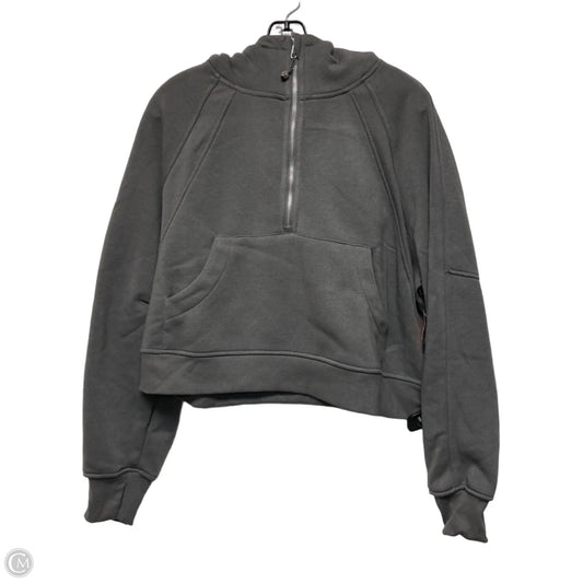 Sweatshirt Hoodie By Better Together In Grey, Size: L
