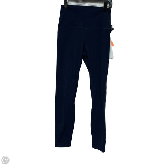 Athletic Leggings By Lululemon In Navy, Size: S