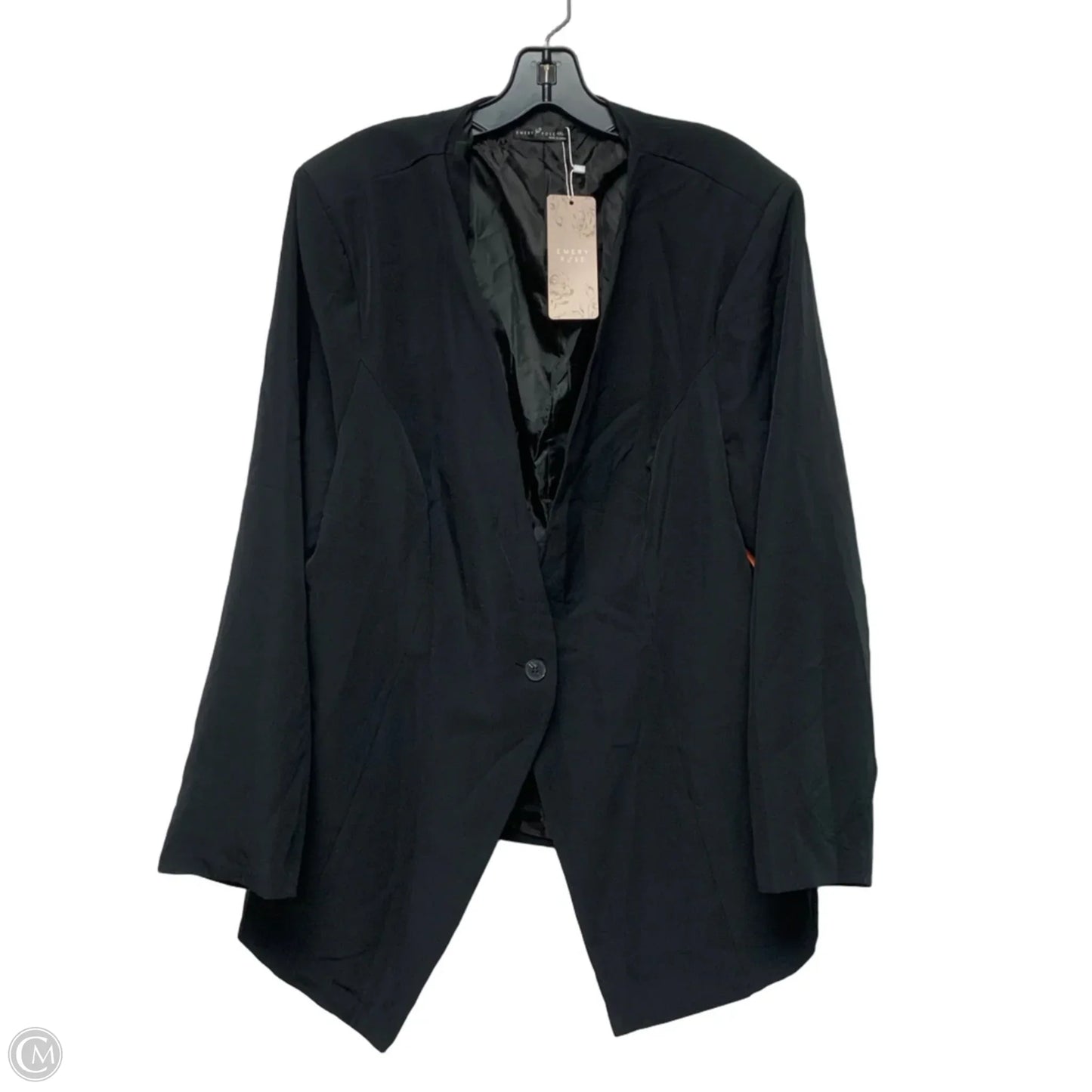 Blazer By Emery Rose In Black, Size: 4x