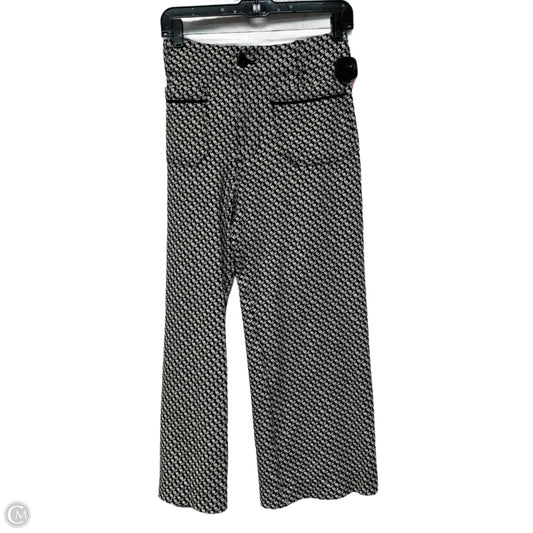 Pants Wide Leg By Maeve In Black & White, Size: 8