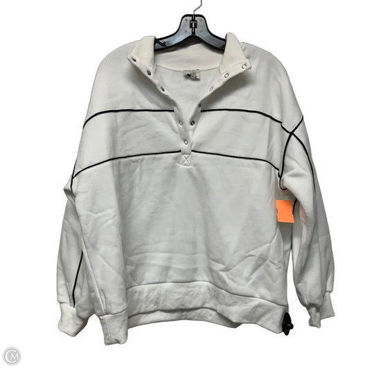 Sweatshirt Crewneck By Bke In White, Size: M