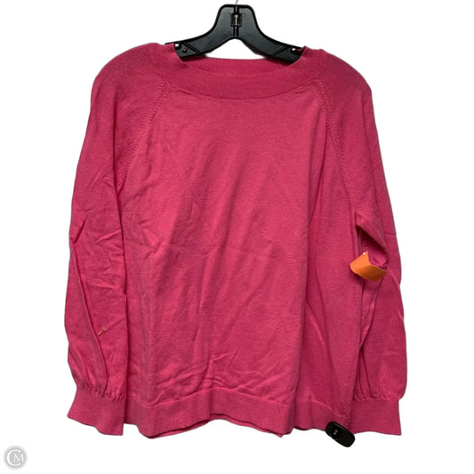Sweater By Talbots In Pink, Size: Lp