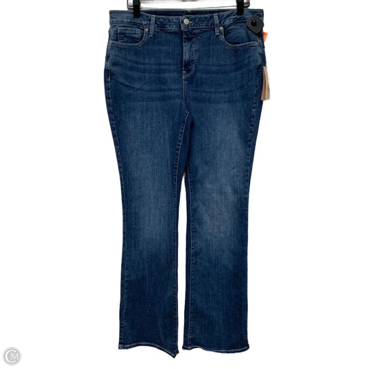 Jeans Boot Cut By Not Your Daughters Jeans In Blue Denim, Size: 12