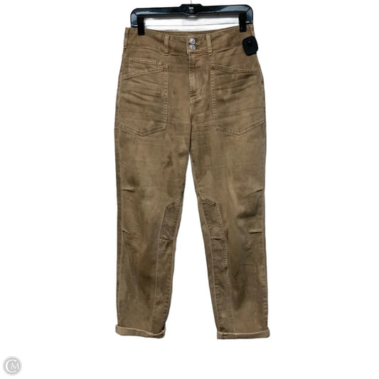 Jeans Straight By Pilcro In Brown Denim, Size: 2