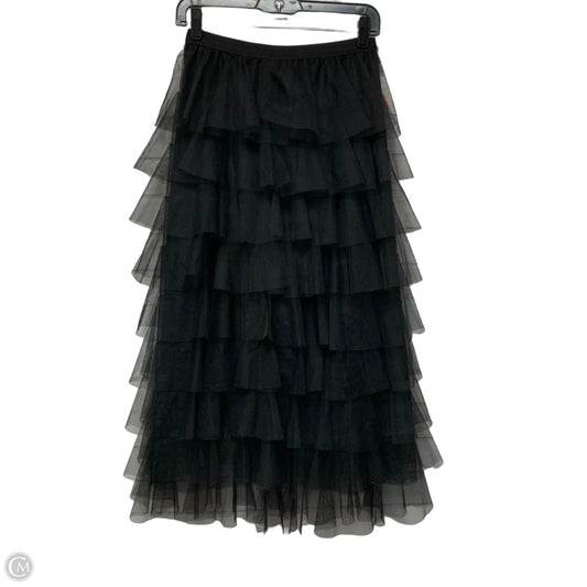Skirt Maxi By J. Crew In Black, Size: L