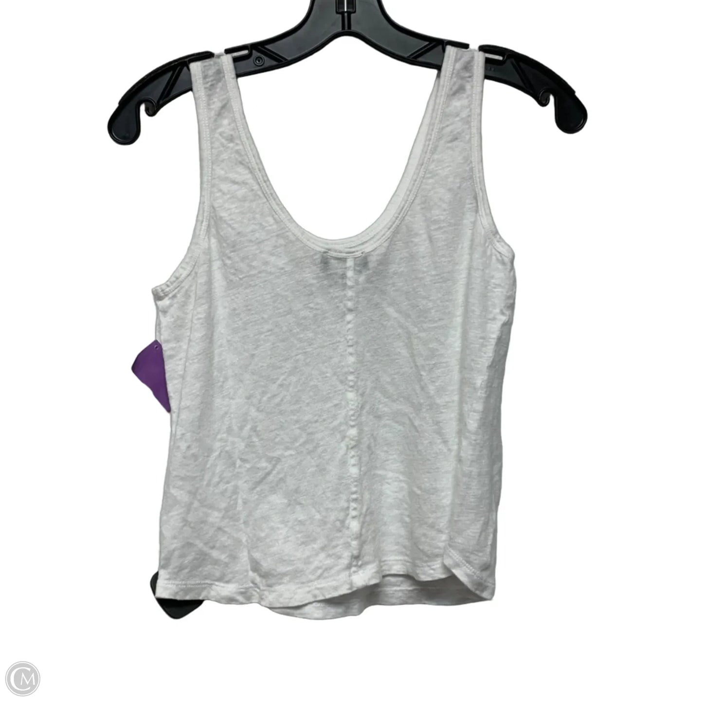 Top Sleeveless Basic By 7 For All Mankind In White, Size: Xs
