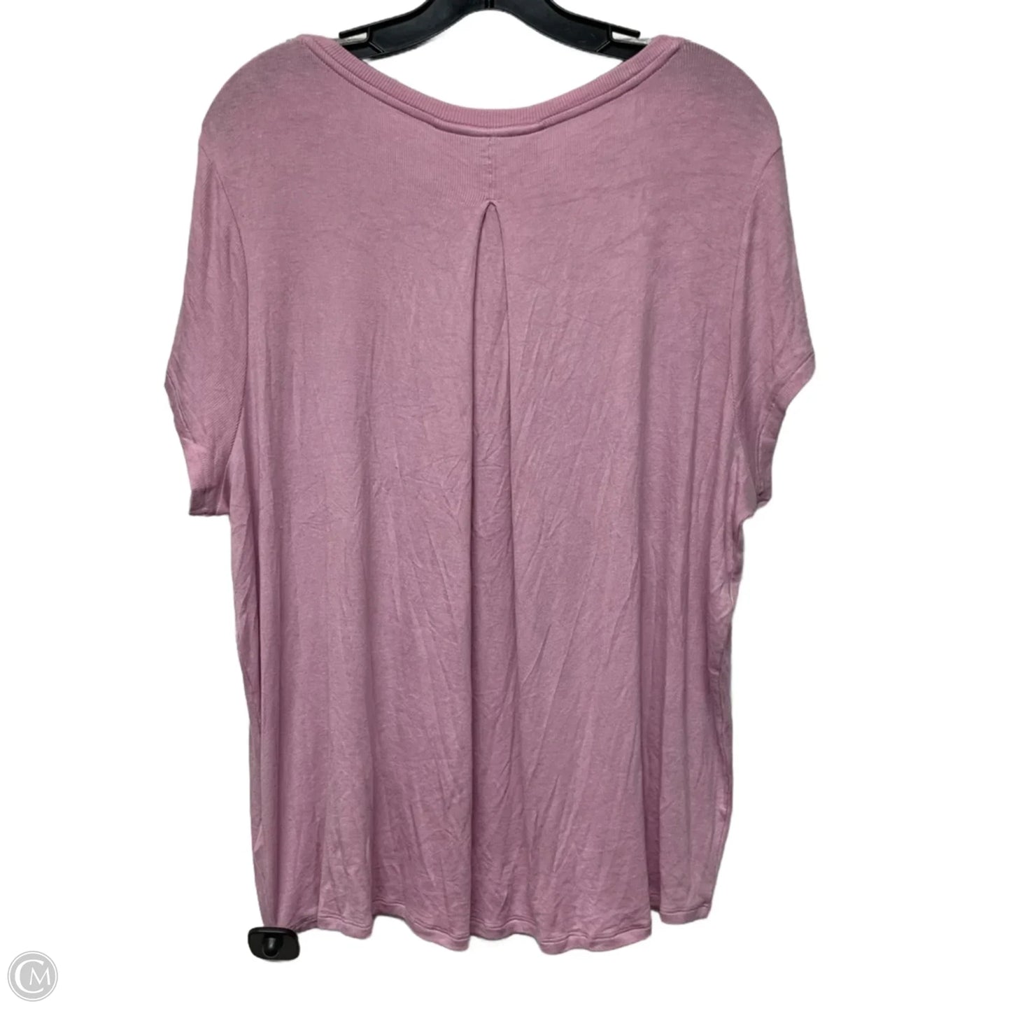 Athletic Top Short Sleeve By Athleta In Pink, Size: L
