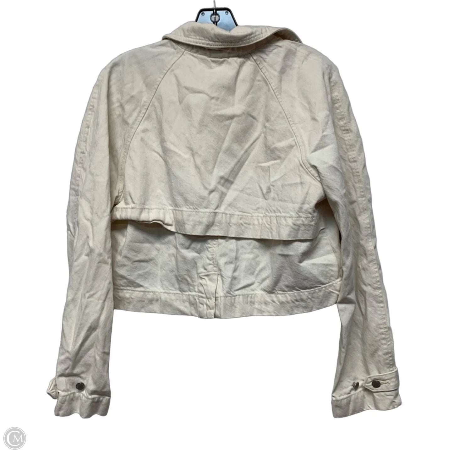Jacket Denim By Universal Thread In Cream Denim, Size: S