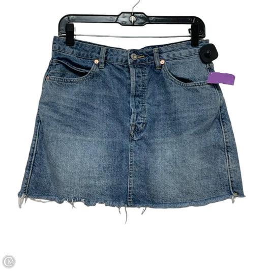 Skirt Mini & Short By We The Free In Blue Denim, Size: 8
