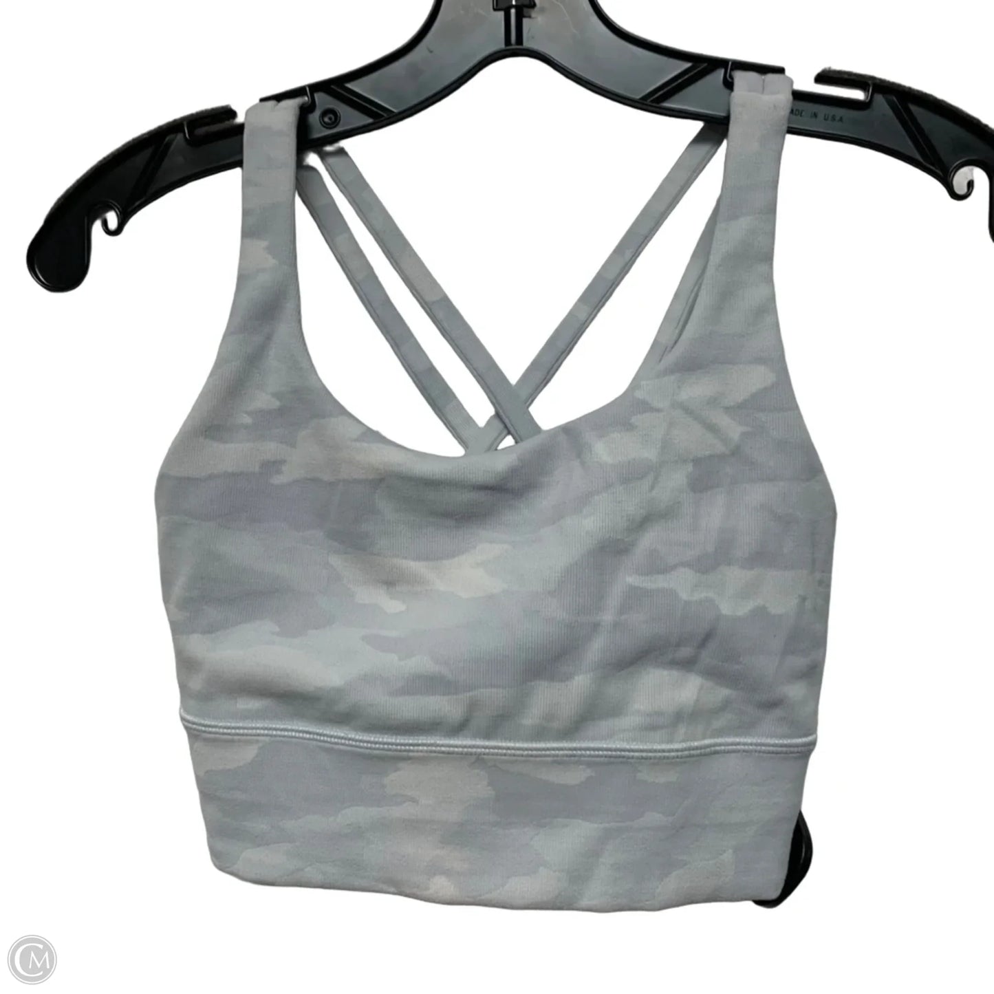 Athletic Bra By Lululemon In Grey, Size: S