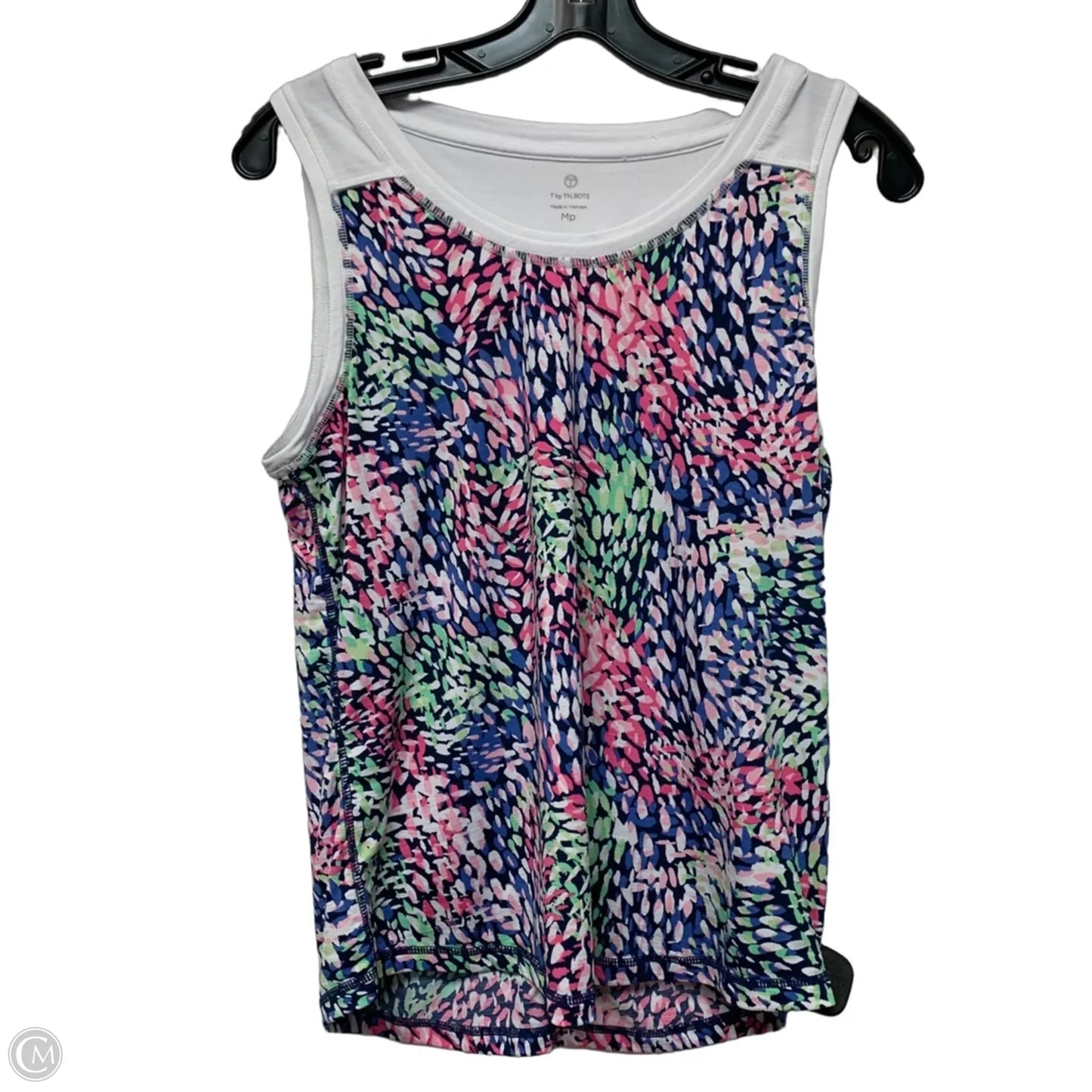 Athletic Tank Top By Talbots In Blue & Pink, Size: Mp