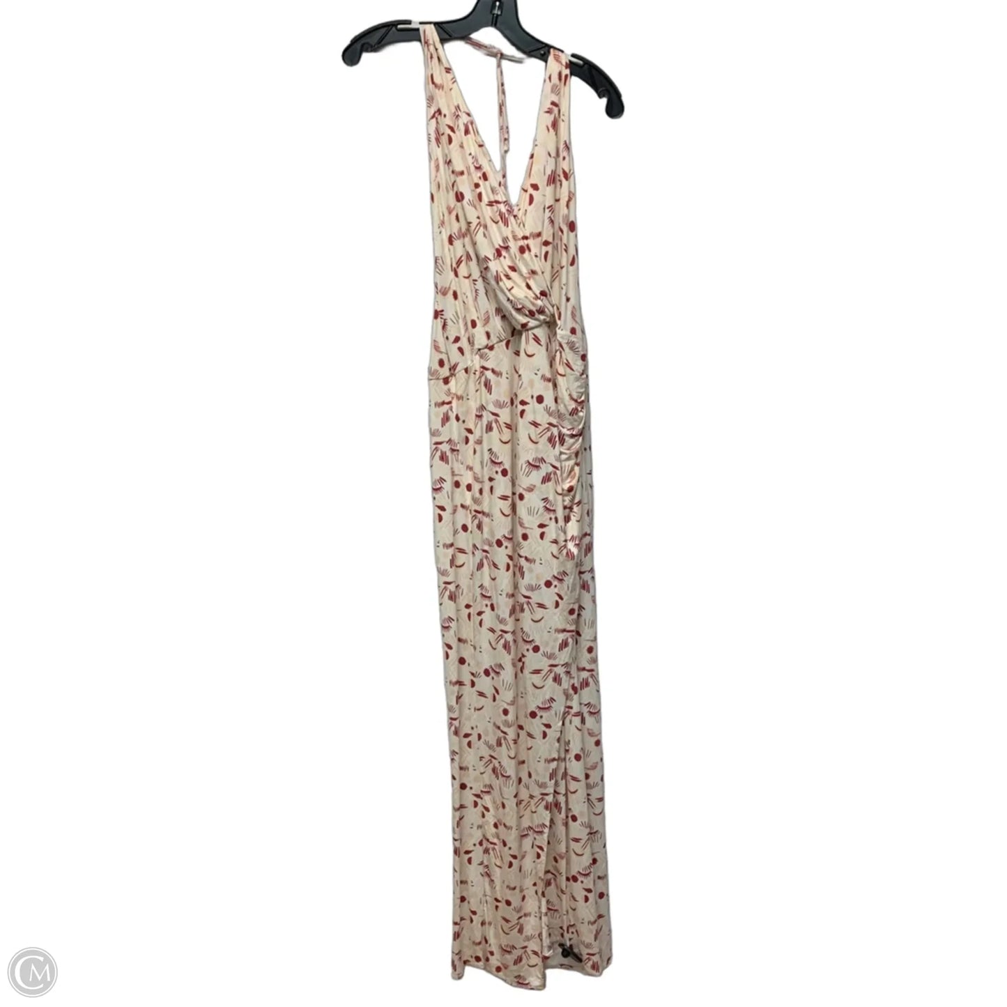 Dress Casual Maxi By Free People In Red & Yellow, Size: L