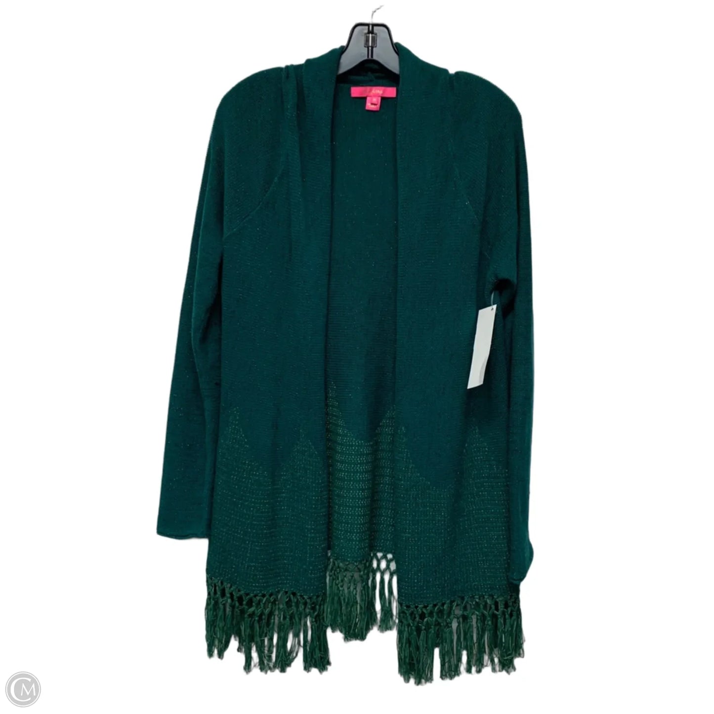 Sweater Cardigan Designer By Lilly Pulitzer In Teal, Size: M