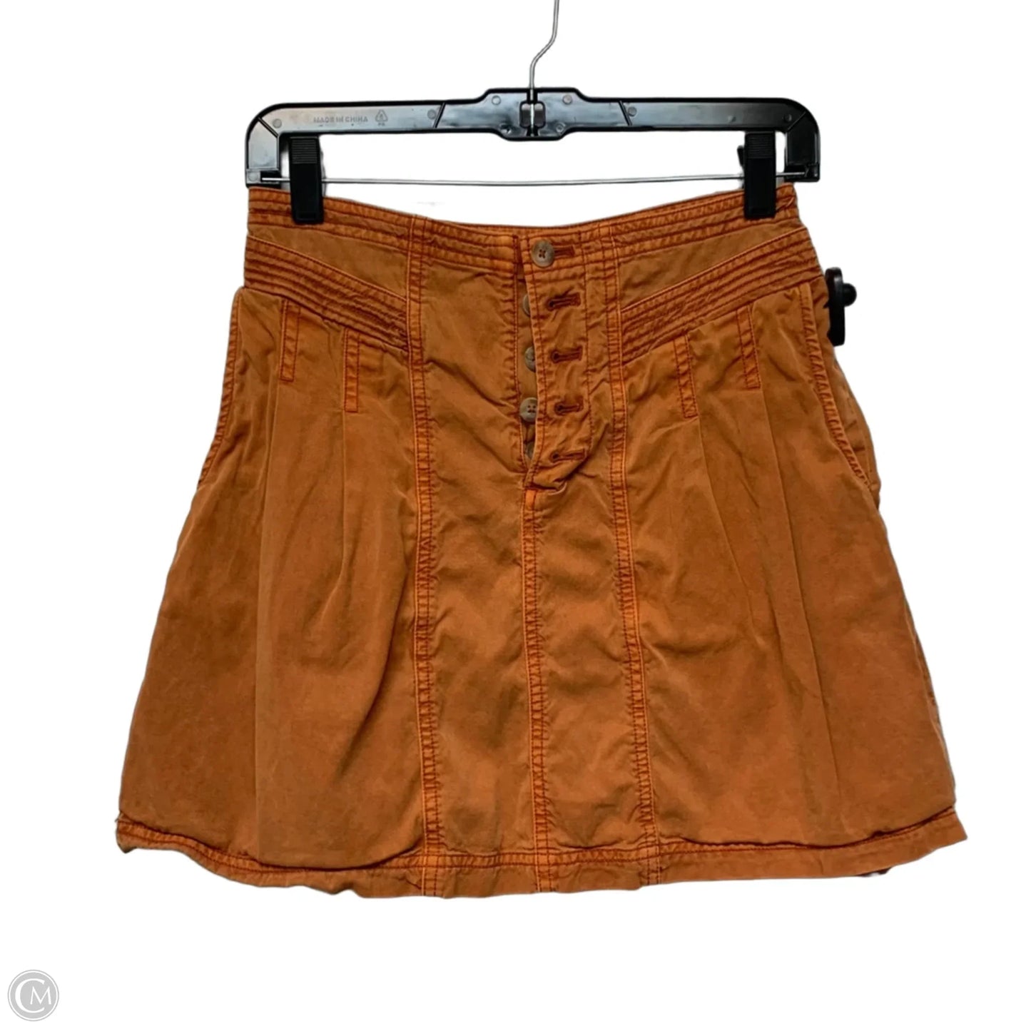 Skirt Mini & Short By Anthropologie In Orange, Size: Xs