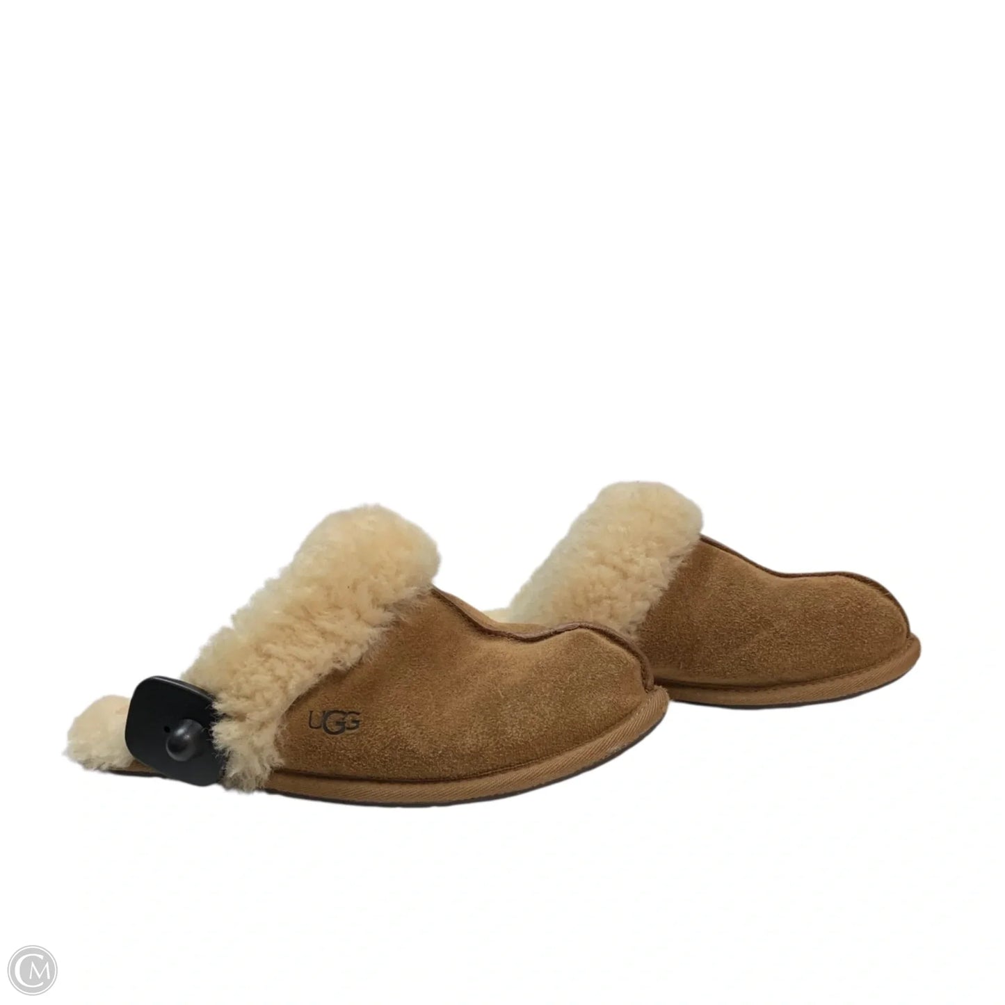 Slippers Designer By Ugg In Tan, Size: 8