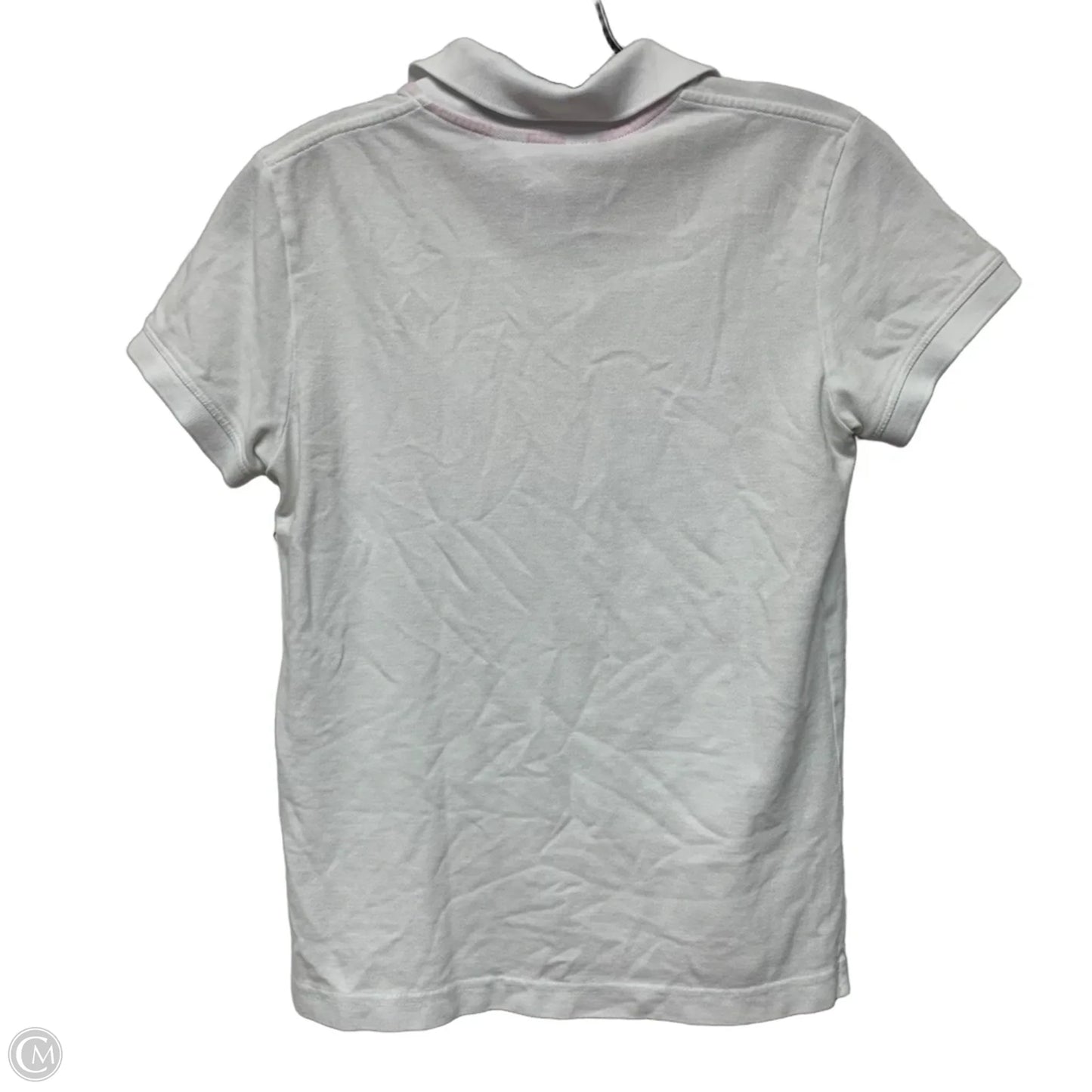 Top Short Sleeve Designer By Lilly Pulitzer In White, Size: M
