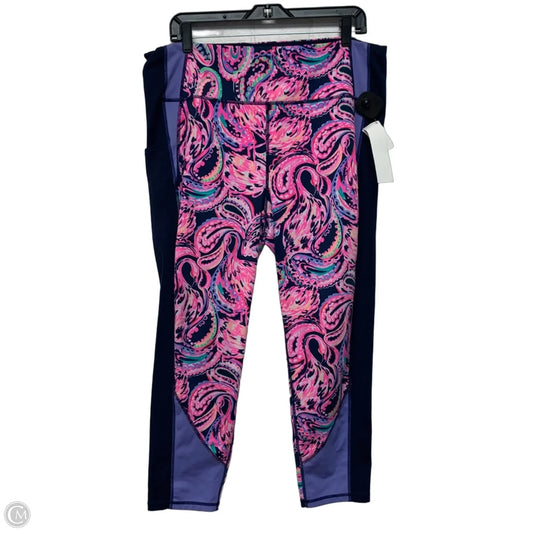 Pants Designer By Lilly Pulitzer In Blue & Pink, Size: 1x