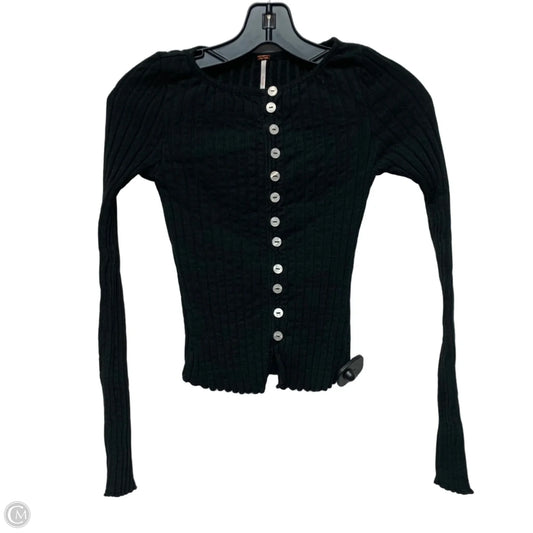 Top Long Sleeve By Free People In Black, Size: Xs