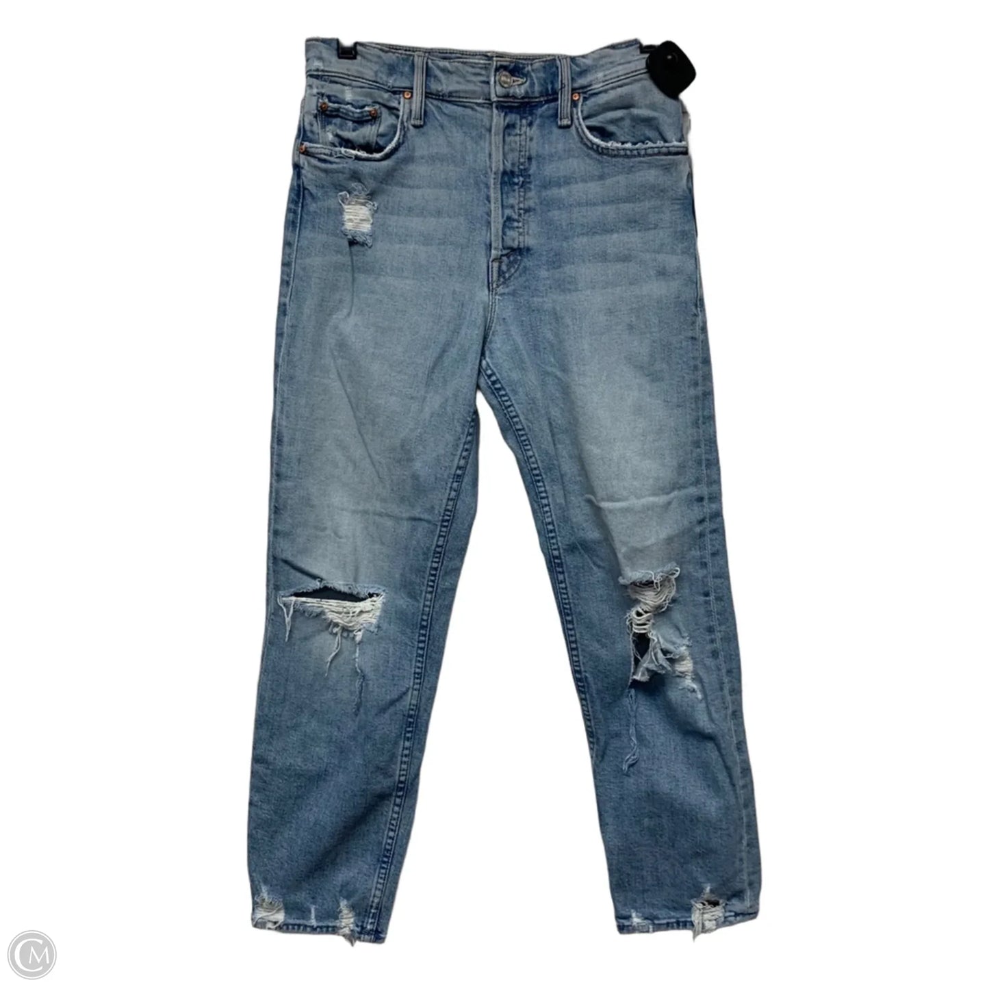 Jeans Designer By Mother In Blue Denim, Size: 6