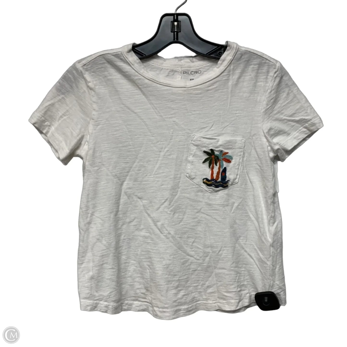 Top Short Sleeve By Pilcro In White, Size: Xxs