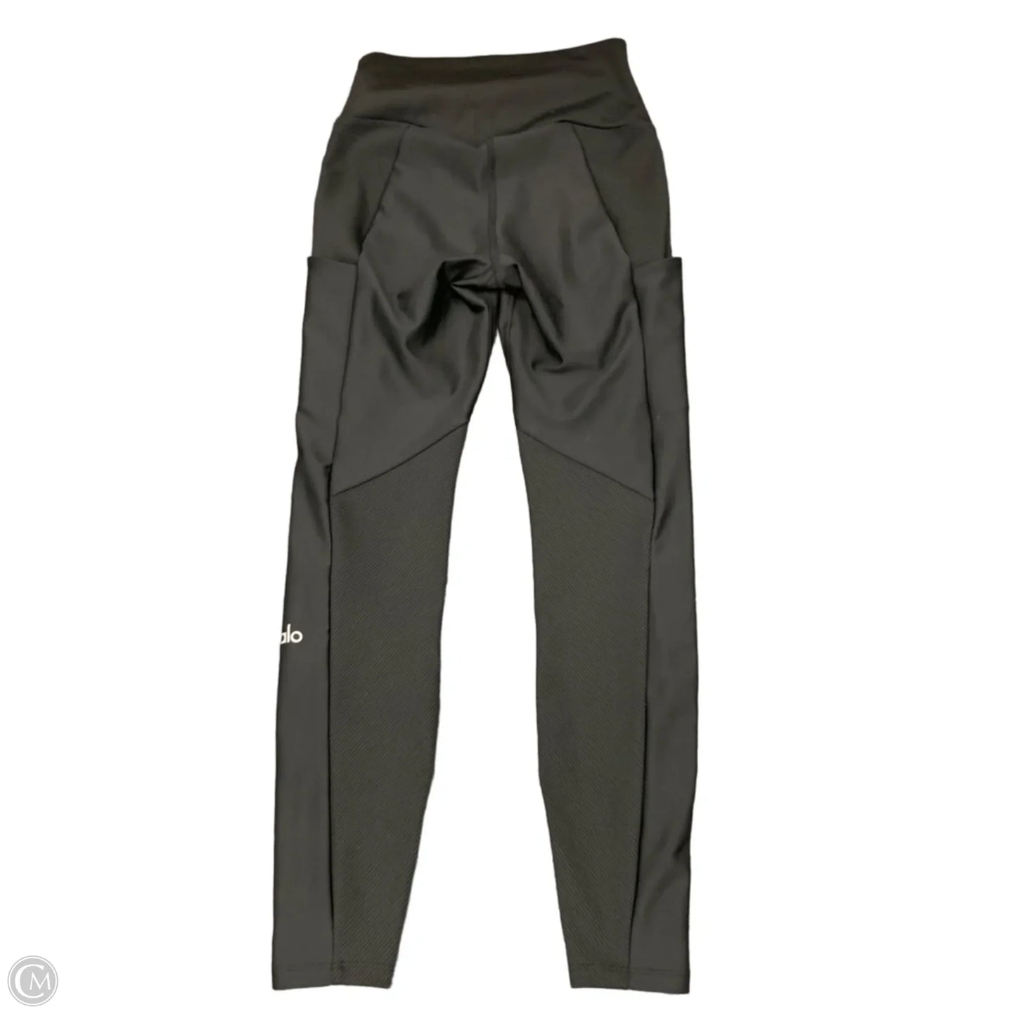 Athletic Leggings By Alo In Black, Size: Xxs