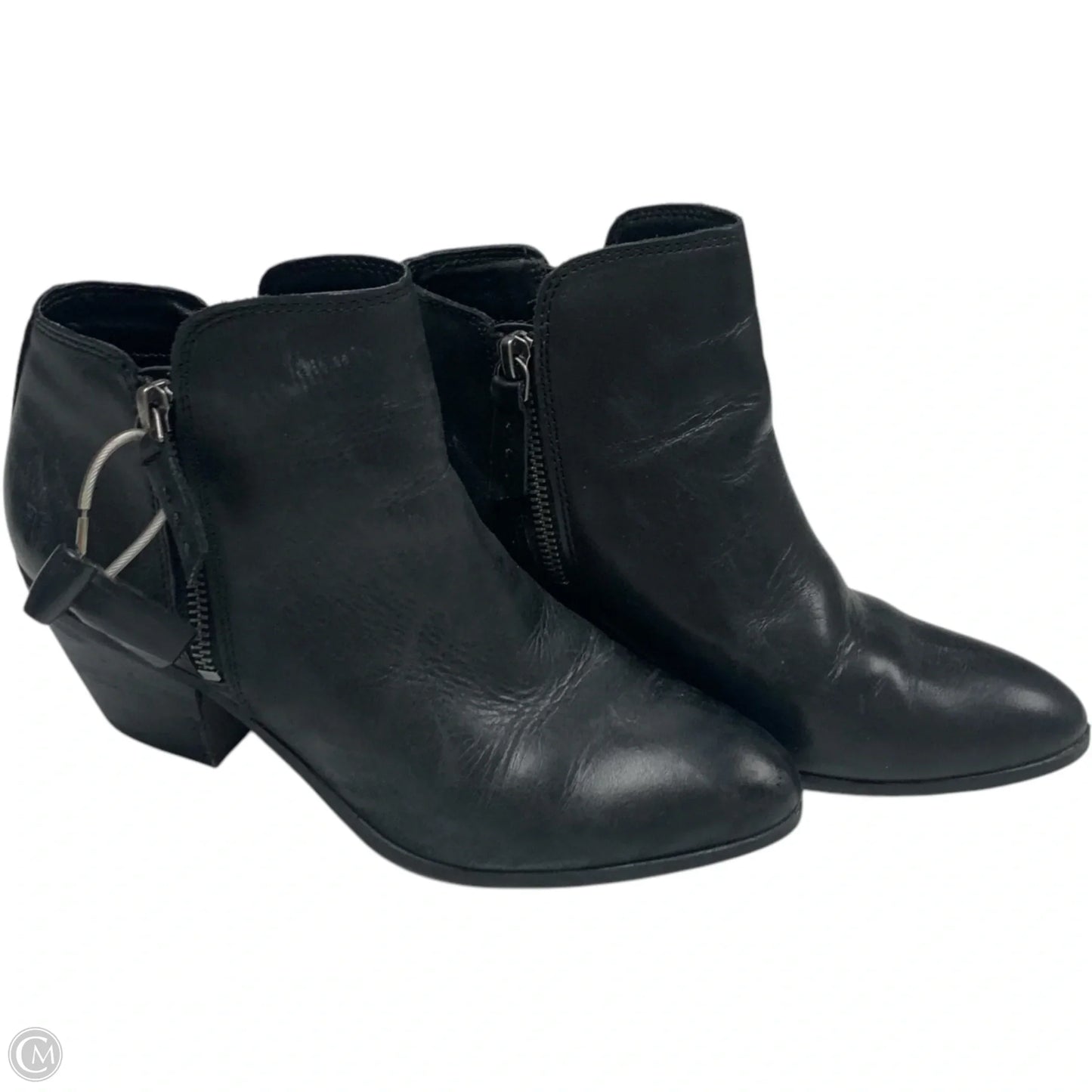 Boots Designer By Frye In Black, Size: 7