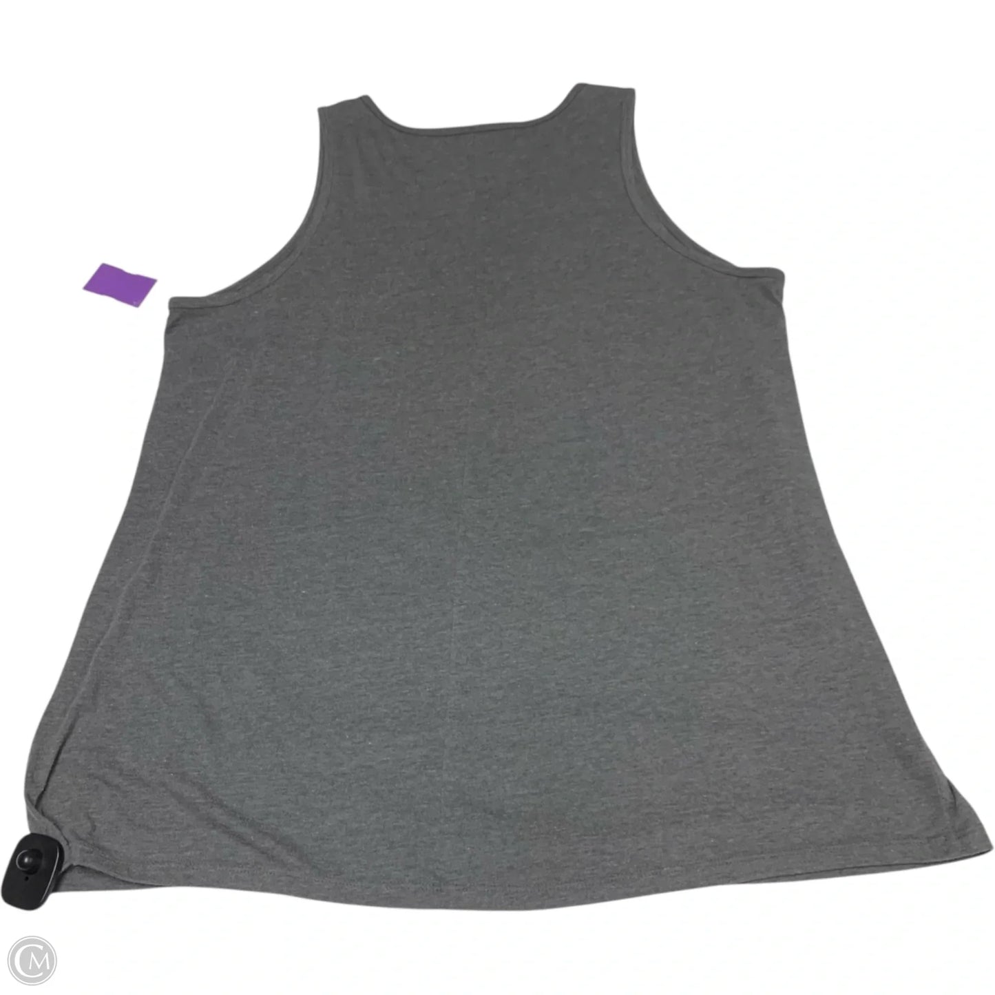 Top Sleeveless By Torrid In Grey & Pink, Size: 1x
