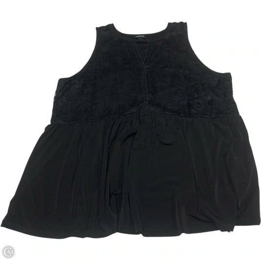 Top Sleeveless By Torrid In Black, Size: 1x