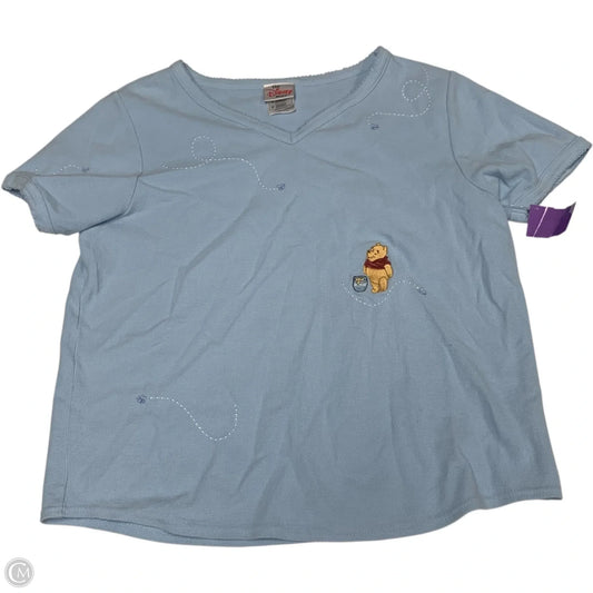 Top Short Sleeve By Disney Store In Blue, Size: M