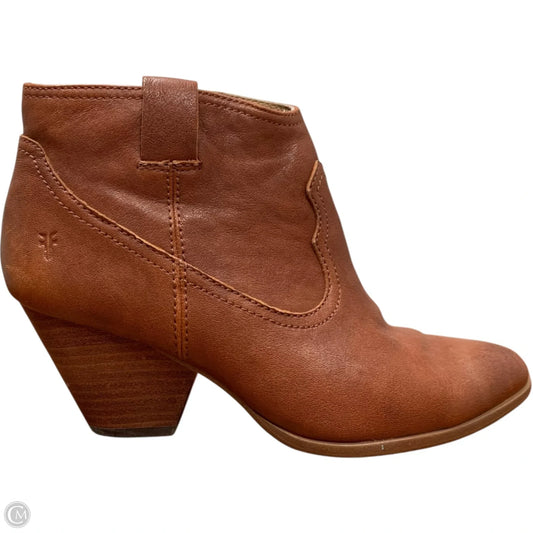Boots Designer By Frye In Brown, Size: 6.5