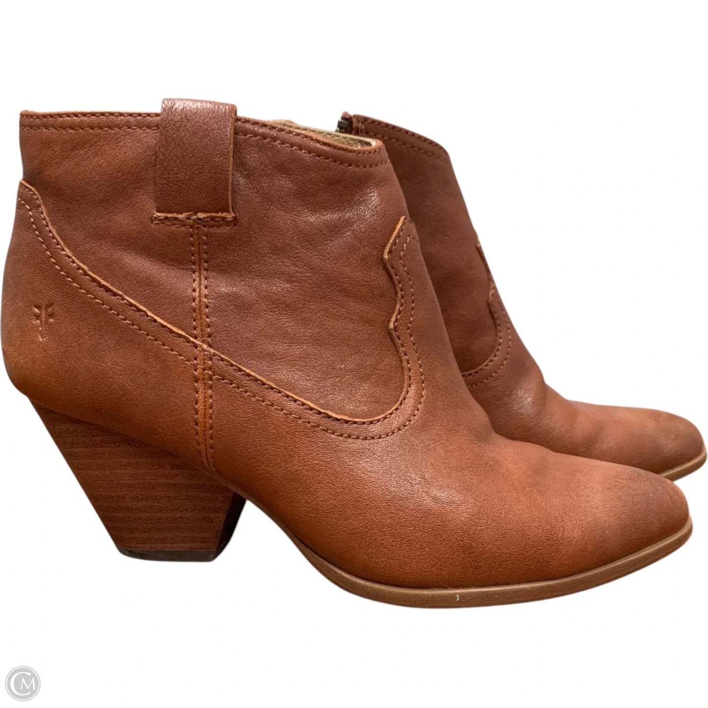 Boots Designer By Frye In Brown, Size: 6.5