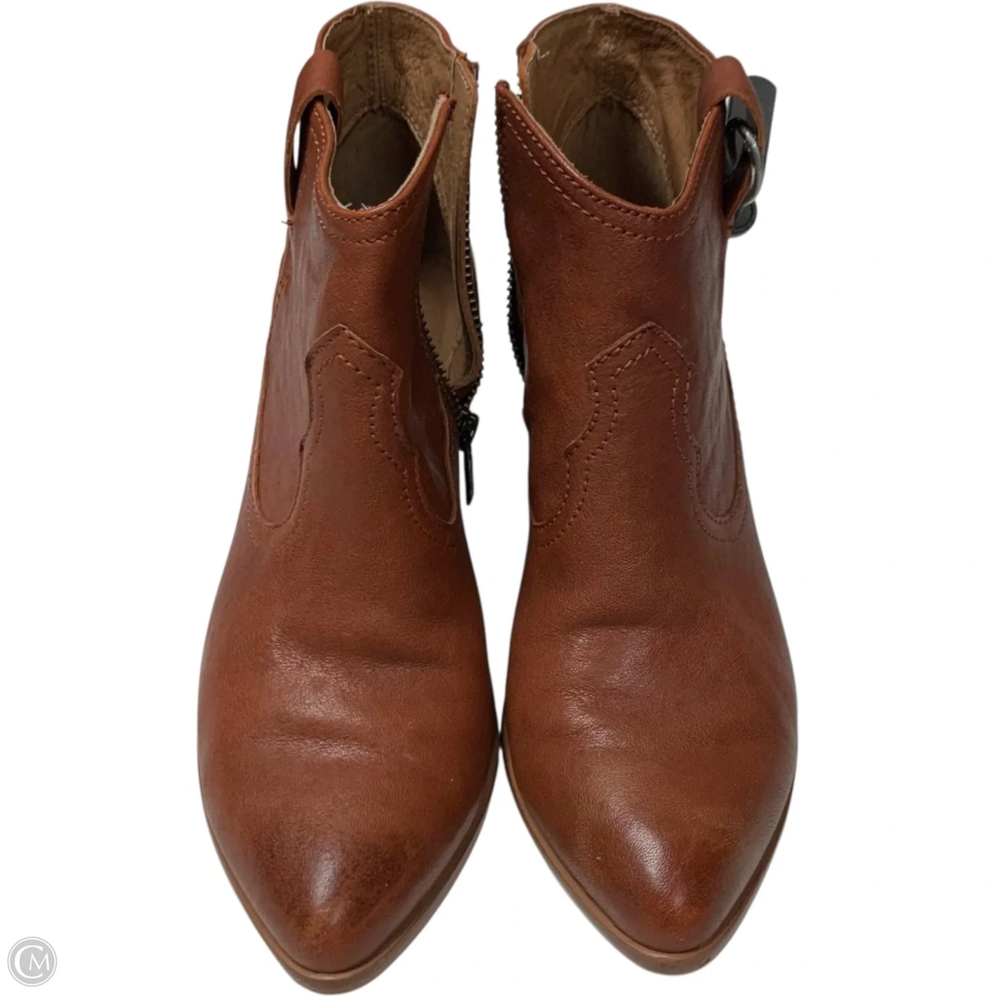 Boots Designer By Frye In Brown, Size: 6.5