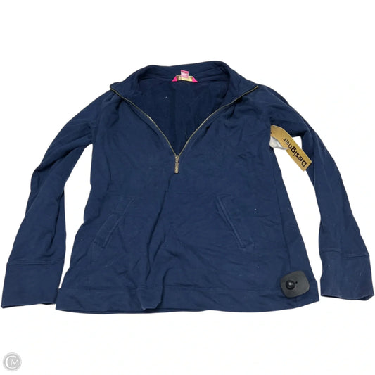 Sweatshirt Designer By Lilly Pulitzer In Blue, Size: S