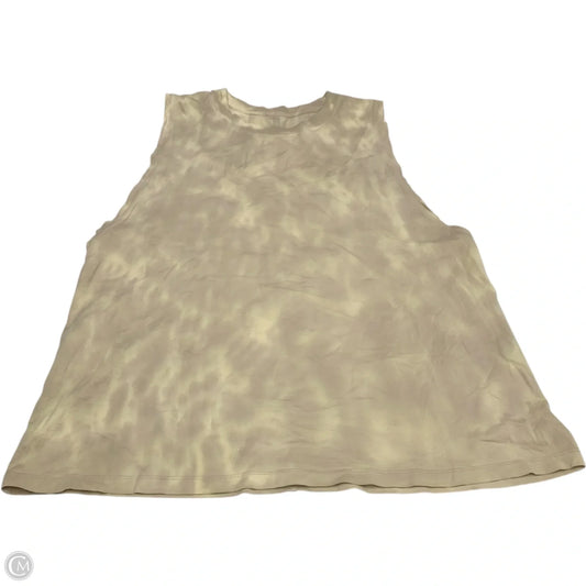 Athletic Tank Top By Lululemon In Beige, Size: S