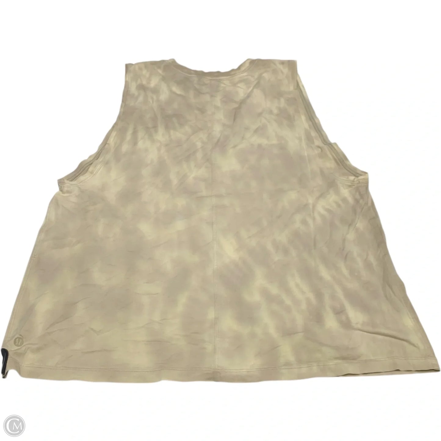 Athletic Tank Top By Lululemon In Beige, Size: S