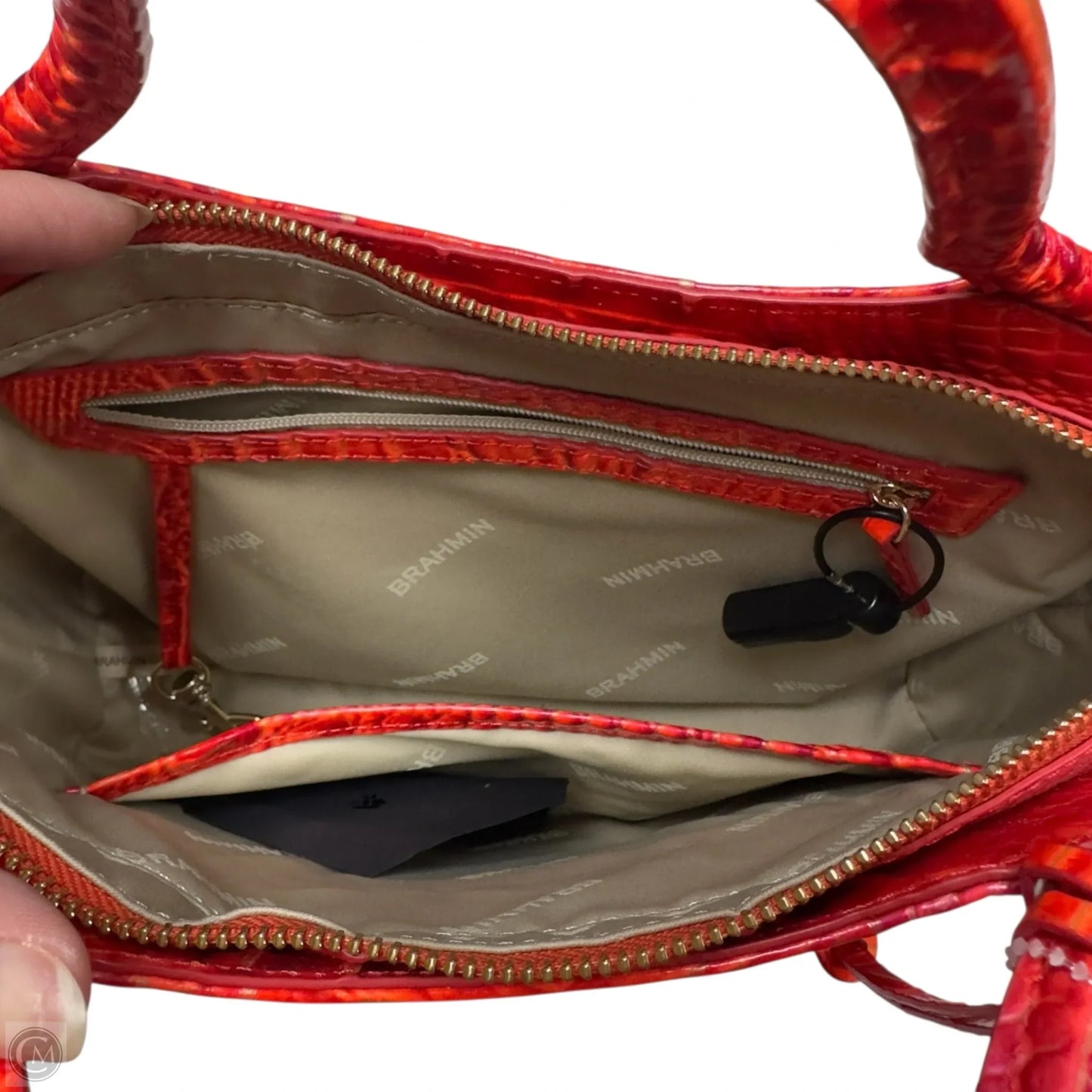 Crossbody Designer By Brahmin, Size: Medium