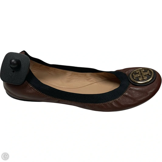 Shoes Designer By Tory Burch In Black & Brown, Size: 10