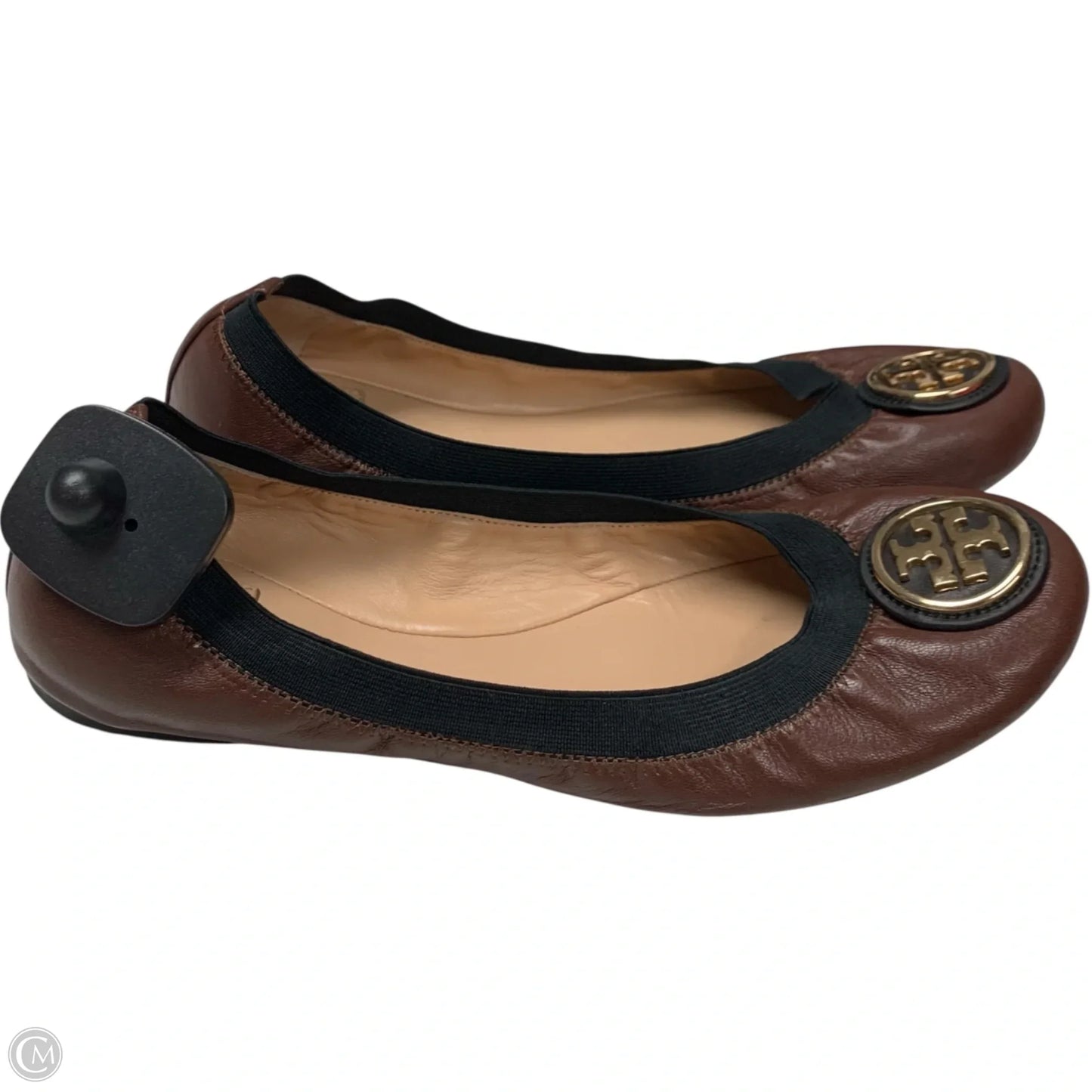 Shoes Designer By Tory Burch In Black & Brown, Size: 10
