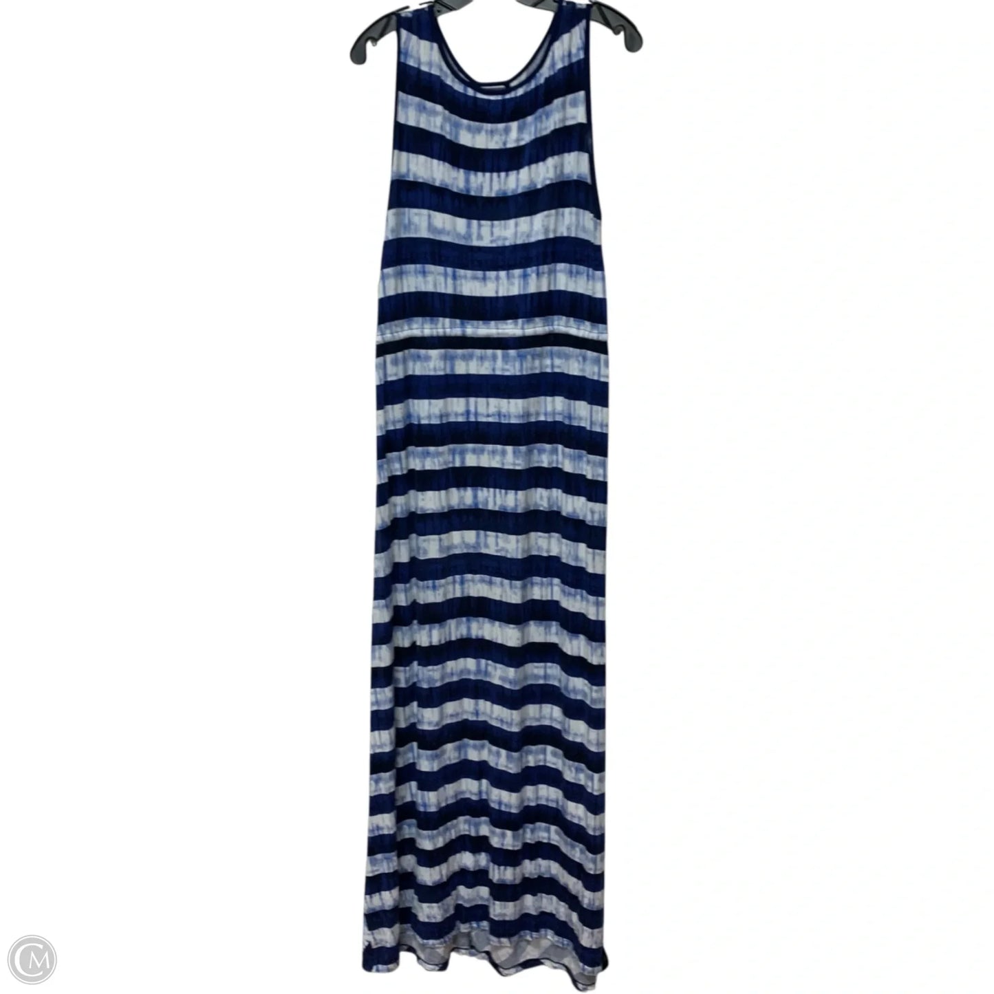 Dress Casual Maxi By Ruby Rd In Blue & White, Size: Xl