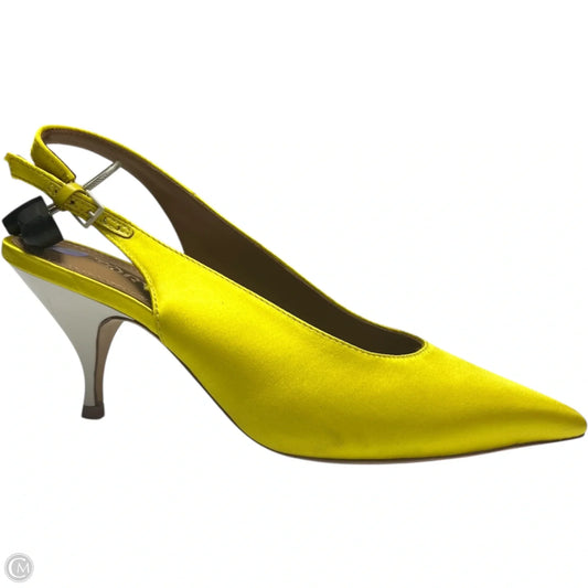 Shoes Designer By Tory Burch In Yellow, Size: 8
