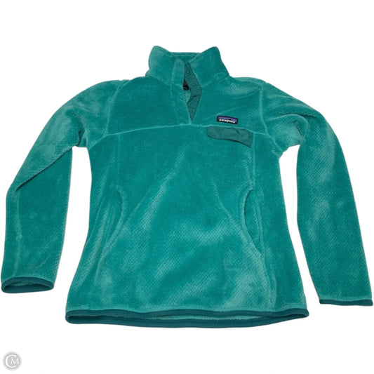 Jacket Faux Fur & Sherpa By Patagonia In Teal, Size: Xs