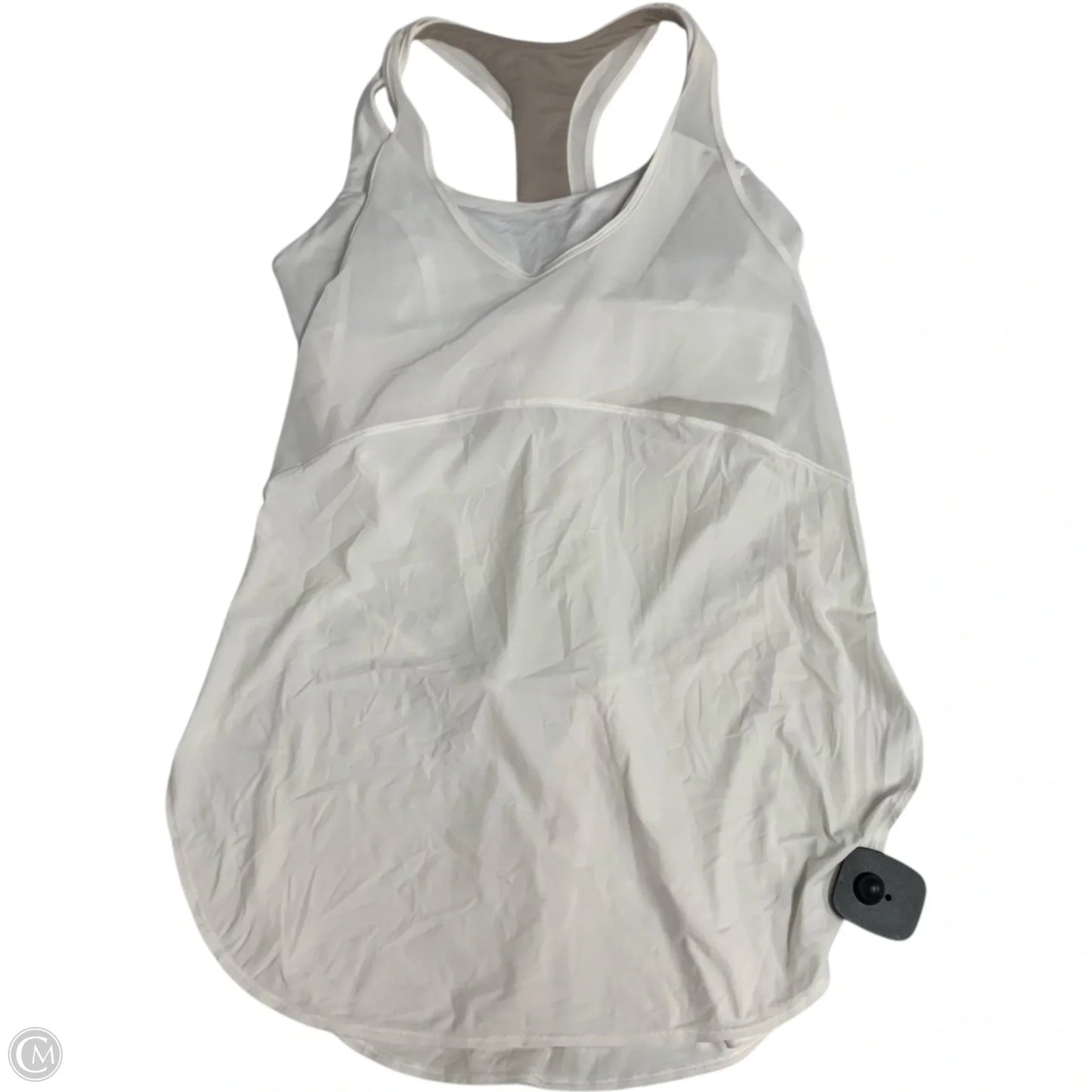 Athletic Tank Top By Lululemon In White, Size: M
